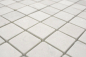 Preview: Mosaico cuadrado uni Botticino Anticato marmol blanco mate
