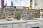 Preview: Mosaic square Impala brown polished marble mix