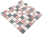 Preview: Mosaico de marmol Mosaico de piedra natural crema beige rojo antracita 42-1204