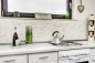 Preview: Mosaique Brick uni Botticino Anticato marbre aspect maconnerie blanc mat
