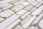 Preview: Mosaique Brickmosaik uni Biancone Marbre aspect maconnerie beige clair mat
