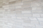 Preview: Mosaique Brick Marbre gris uni bandes aspect maconnerie mat