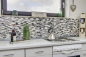 Preview: Mosaique Mosaique de briques mix BianconeJava Marbre aspect maconnerie beige noir mat