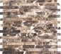 Preview: Mosaico Ladrillo Impala marron pulido aspecto ladrillo mezcla