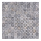 Preview: Marmor Mosaik Hellgrau Grau Anthrazit Naturstein Antik - 36-TN23