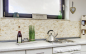Preview: Splitface mosaico azulejo de marmol 3D piedra natural pared Ladrillo soleado oro beige 42-X3D46