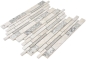 Preview: Mosaique composite Marbre Ceramique mix gris 2F Mix pierre naturelle mate