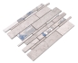 Preview: Mosaico composito marmo ceramica mix colore grigio 2F Mix pietra naturale opaco