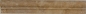 Preview: Bordure profilée en travertin antique Ogee1 Noce, noyer mat
