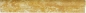 Preview: Borde Profil Ogee1 Gold Antique Travertin gelb matt