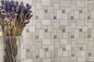 Preview: Mosaique Auto-collante Combinaison Travertin mix beige Aspect combine mat