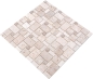 Preview: Mosaique Auto-collante Combinaison Travertin mix beige Aspect combine mat