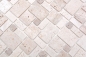 Preview: Mosaique Auto-collante Combinaison Travertin mix beige Aspect combine mat