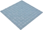 Preview: Mosaik Fliese selbstklebend Grau Matt Milchglas Gefrostet Glasmosaik Fliesenspiegel Wandfliese - 200-4C18