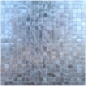 Mobile Preview: selbstklebende Mosaikmatte Anthrazit Grau Metall Gebürstet Fliesenspiegel Wandverblender - 200-4M15