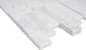 Preview: selbstklebender Wandverblender Steinwand Marmor Travertin Weiß Carrara Fliesenspiegel Wand - 200-M22