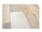 Preview: Wandverblender Selbstklebend Holzoptik Aluminium Metall mix beige braun matt - 10 Mosaikblaetter