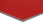 Preview: Carreau Auto-Adhesif Hexagon Vinyl UNI RED Aspect Hexagon rouge mat