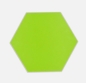 Mobile Preview: Selbstklebende Hexagon Vinyl Mosaikfliese grün