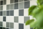 Preview: Mosaique Carre mix noir blanc metal Ceramique mat R10B
