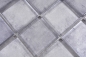 Preview: Verre Mosaique Carreau Qudrat gris Mix MORNING Revetement mural cuisine - 88-0020