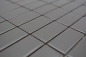 Preview: Varillas de mosaico metal liso mate ceramica aspecto reticulado metal gris