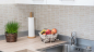 Preview: Mosaik Stäbchen Steinoptik hellbeige Keramik matt