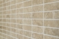 Preview: Mosaik Fliese Keramikmosaik Stäbchen beige gelb Travertin Steinoptik 24-STSO67