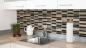 Preview: Baguettes de mosaique or noir mosaique de marbre 40-STN79