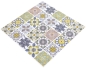 Preview: Mosaique Autocollant Vinyl Squares Retro color retro multicolore brillant