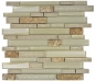 Preview: Mosaico compuesto de vidrio mosaico de piedra ceramica mezcla beige mezcla translucida albanileria mirada brillante