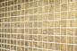 Preview: Mosaique Carre ECO uni satin or verre mat