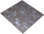 Preview: Mosaique Carre ECO uni bronze oxide verre mat