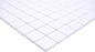 Preview: Mosaikfliese Poolmosaik Schwimmbadmosaik weiss Glasmosaik Duschtasse - 220-100T