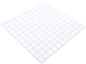Preview: Mosaico cuadrado ECO BLANCO PUR cristal aspecto piscina blanco brillante
