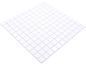 Preview: Mosaikfliese Poolmosaik Schwimmbadmosaik weiss Glasmosaik Duschtasse - 220-100T