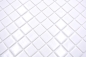 Preview: Mosaico cuadrado ECO BLANCO PUR cristal aspecto piscina blanco brillante