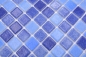 Preview: Mosaikfliese Poolmosaik Schwimmbadmosaik blau mix antislip rutschsicher - 220-1158T