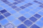 Mobile Preview: Mosaikfliese Poolmosaik Schwimmbadmosaik blau mix Badezimmer Dusche - 220-1158U