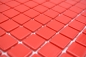 Preview: Mosaik Naturoptik ECO Glas rot glaenzend - 10 Mosaikblaetter