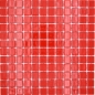 Preview: Mosaik Naturoptik ECO Glas rot glaenzend - 10 Mosaikblaetter