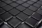 Preview: Mosaik ECO Glas schwarz glaenzend - 10 Mosaikblaetter