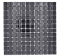 Preview: Mosaikfliese Poolmosaik Schwimmbadmosaik Schwarz Dusche Wand SPAIN - 220-25900U