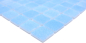 Preview: Mosaico cuadrado ECO Niebla AZUL TURQUESA PAT vidrio antideslizante aspecto piscina azul claro mate R11C