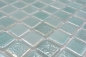 Preview: Mosaikfliese Poolmosaik Schwimmbadmosaik grün irisierend - 220-P55253