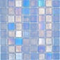Mobile Preview: Schwimmbadmosaik Poolmosaik Glasmosaik hellblau changierend Wand Boden Küche Bad Dusche - 220-P55381