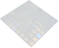 Preview: Piscina mosaico piscina mosaico de vidrio blanco iridiscente pared piso cocina bano ducha - 220-P55384