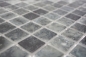 Preview: Schwimmbadmosaik Poolmosaik Glasmosaik schwarz anthrazit changierend Wand Boden Küche Bad Dusche - 220-P56253