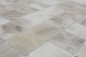 Preview: Piscina mosaico piscina mosaico de vidrio gris beige claro iridiscente pared suelo cocina bano ducha - 220-P56381