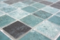 Preview: Schwimmbadmosaik Poolmosaik Glasmosaik grün anthrazit changierend Wand Boden Küche Bad Dusche - 220-P56388